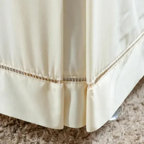 Saia para Cama Babá Ponto Palito Palha