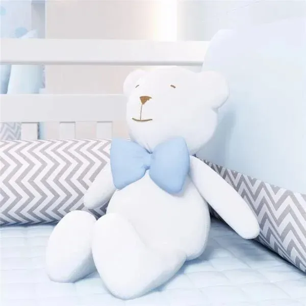 Urso Gravata Azul 25cm	