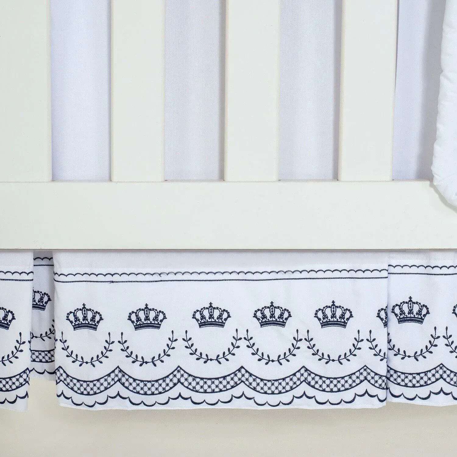 Saia de Berço Elegance Marinho